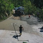 Ordu Kabadüz’de 600 Metrelik Beton Yol Tamamlandı