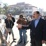 Konya’da Mevlana Caddesi’ndeki Çevre Düzenleme Çalışmaları İncelendi