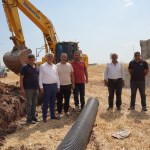 ADIYAMAN (PERRE) - Şeriban ÖZÇAKMAK - Kahta Belediyesi, yapımı devam eden Oto Galericiler Sitesi'nde içme suyu ve kanalizasyon altyapı çalışmalarına başladı.