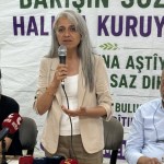 ADIYAMAN (PERRE) - (Şeriban ÖZÇAKMAK) - Demokratik Bölgeler Partisi DBP Eş Genel Başkanı ve İstanbul Milletvekili Çiğdem Kılıçgün Uçar, partisinin "Barışın Sözünü Halkla Kuruyoruz" çalışmaları kapsamında Adıyaman'da tema...