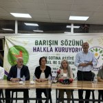 ADIYAMAN (PERRE) - (Şeriban ÖZÇAKMAK) - Demokratik Bölgeler Partisi DBP Eş Genel Başkanı ve İstanbul Milletvekili Çiğdem Kılıçgün Uçar, partisinin "Barışın Sözünü Halkla Kuruyoruz" çalışmaları kapsamında Adıyaman'da tema...