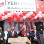 ADIYAMAN (PERRE) - (Şeriban ÖZÇAKMAK) - YENİ Parti'nin Adıyaman'daki teşkilatlanma çalışmaları kapsamında Gölbaşı İlçe Başkanlığı düzenlenen törenle açıldı.