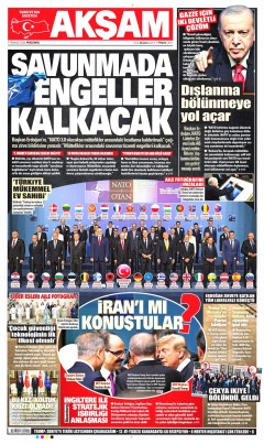 Akşam Gazetesi Manşetleri