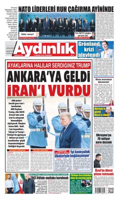 Aydınlık Gazetesi Gazetesi Manşetleri