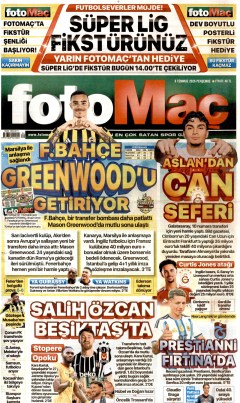 Fotomaç Gazetesi Manşetleri