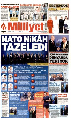Milliyet Gazetesi Manşetleri