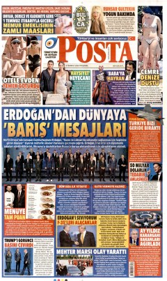 Posta Gazetesi Manşetleri