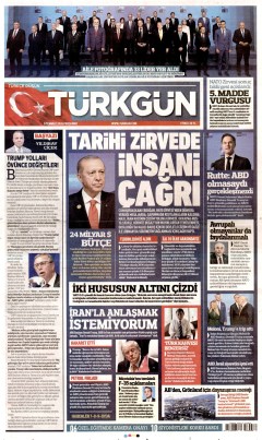 Türkgün Gazetesi Manşetleri