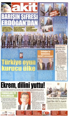 Yeni Akit Gazetesi Manşetleri