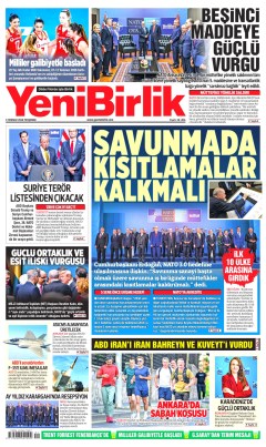 YeniBirlik Gazetesi Manşetleri