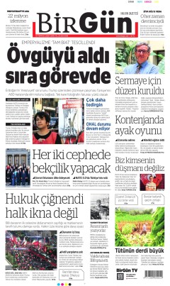 BirGün Gazetesi Manşetleri