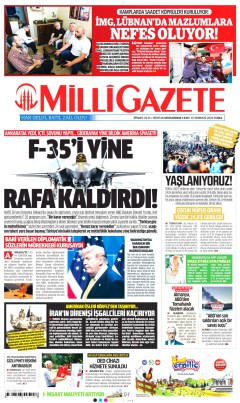Milli Gazete Gazetesi Manşetleri