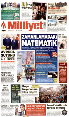 Milliyet Gazetesi Manşetleri