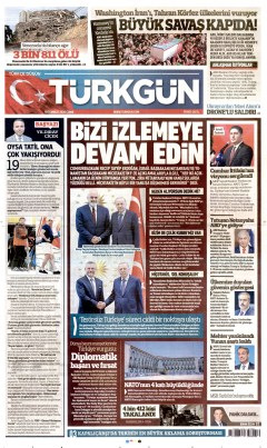 Türkgün Gazetesi Manşetleri