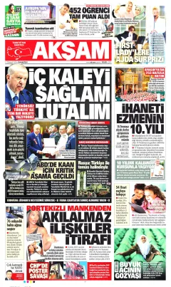 Akşam Gazetesi Manşetleri