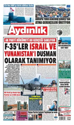 Aydınlık Gazetesi Gazetesi Manşetleri