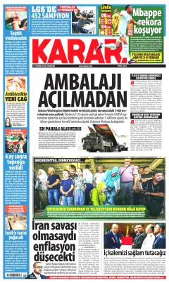 Karar Gazetesi Manşetleri