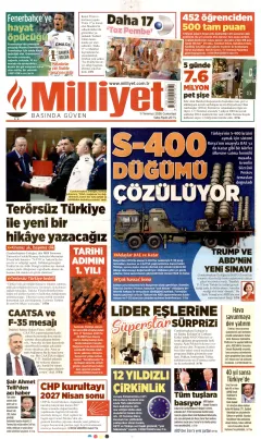 Milliyet Gazetesi Manşetleri