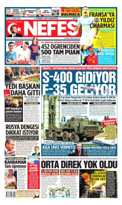 Nefes Gazetesi Manşetleri
