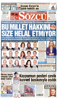 Sözcü Gazetesi Manşetleri