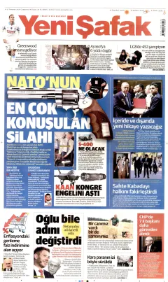 Yeni Şafak Gazetesi Manşetleri