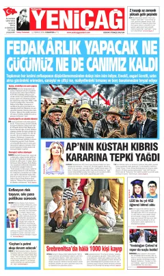Yeniçağ Gazetesi Manşetleri