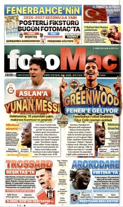 Fotomaç Gazetesi Manşetleri