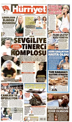 Hürriyet Gazetesi Manşetleri