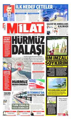 Milat Gazetesi Manşetleri