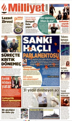 Milliyet Gazetesi Manşetleri