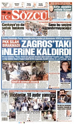 Sözcü Gazetesi Manşetleri
