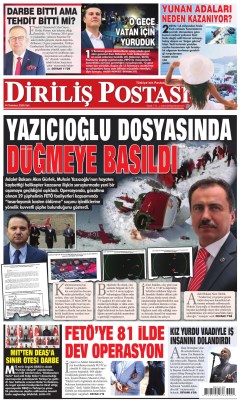Diriliş Postası Gazetesi Manşetleri