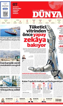 Dünya Gazetesi Manşetleri