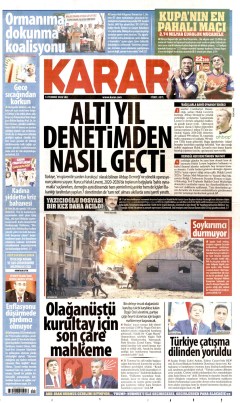 Karar Gazetesi Manşetleri