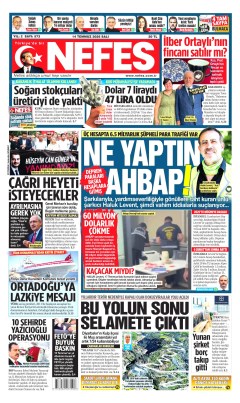Nefes Gazetesi Manşetleri