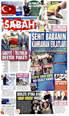 Sabah Gazetesi Manşetleri