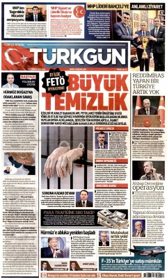 Türkgün Gazetesi Manşetleri