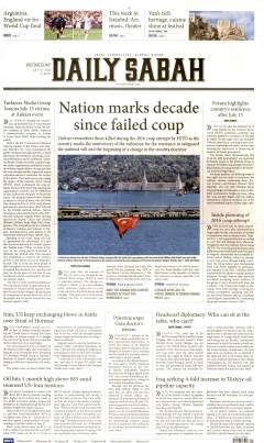 Daily Sabah Gazetesi Manşetleri