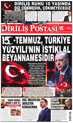 Diriliş Postası Gazetesi Manşetleri