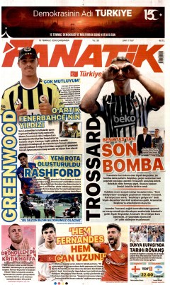 Fanatik Gazetesi Manşetleri