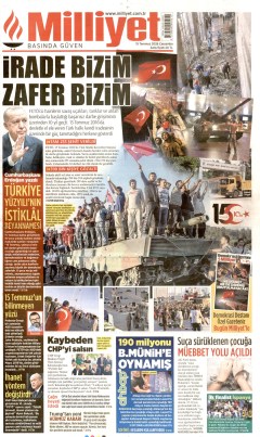 Milliyet Gazetesi Manşetleri