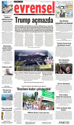 Evrensel Gazetesi Manşetleri