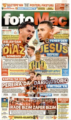 Fotomaç Gazetesi Manşetleri