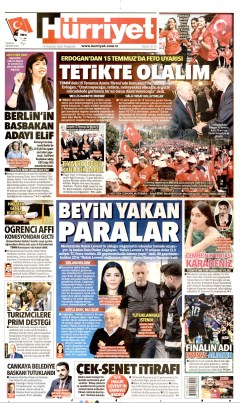 Hürriyet Gazetesi Manşetleri