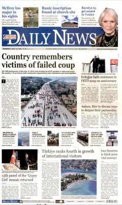 Hürriyet Daily News Gazetesi Manşetleri