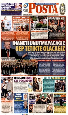 Posta Gazetesi Manşetleri