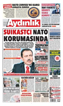 Aydınlık Gazetesi Gazetesi Manşetleri