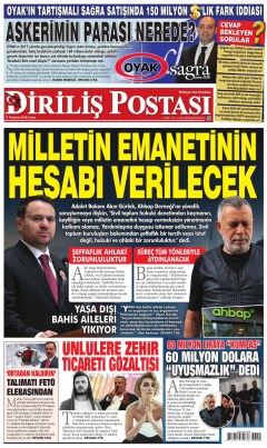 Diriliş Postası Gazetesi Manşetleri