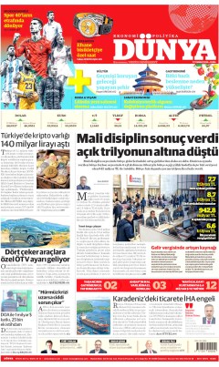 Dünya Gazetesi Manşetleri