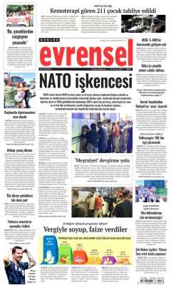 Evrensel Gazetesi Manşetleri
